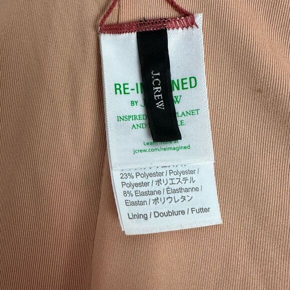 J. Crew Scrunchie Scoopneck One Piece Swim Suit size 8 - Picture 4 of 10